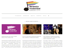 Tablet Screenshot of freedomband.com